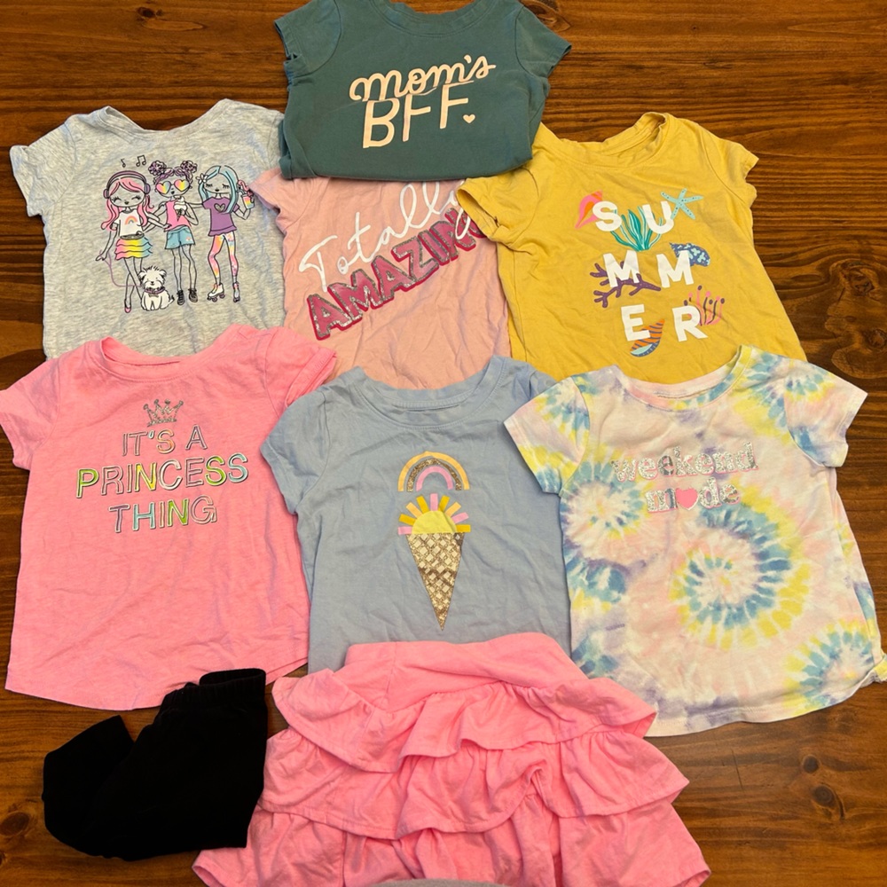 9 Piece Summer Bundle Toddler Girl 2T